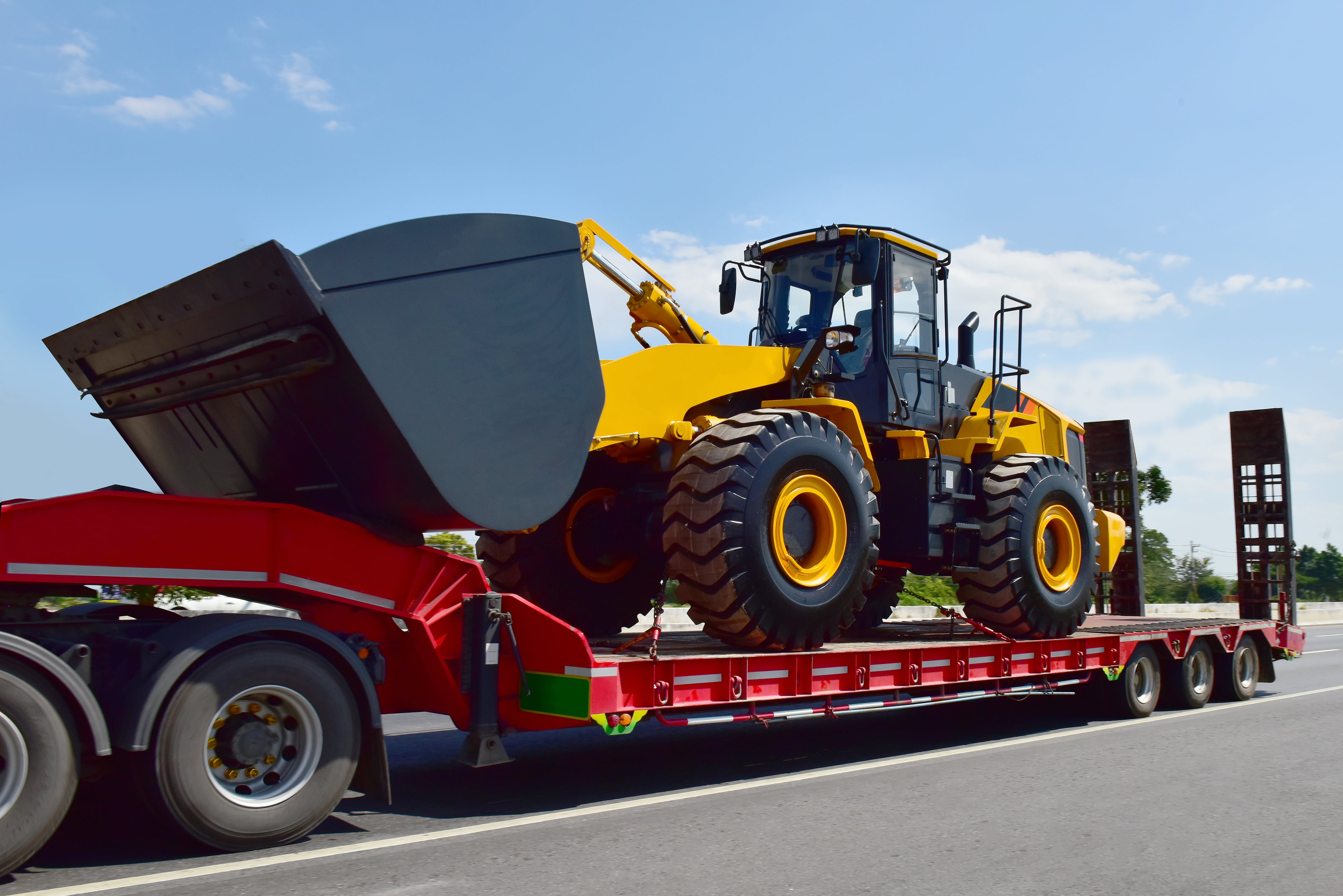 Moving Construction Equipment